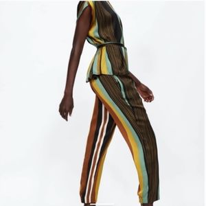Zara striped multicolor jogger